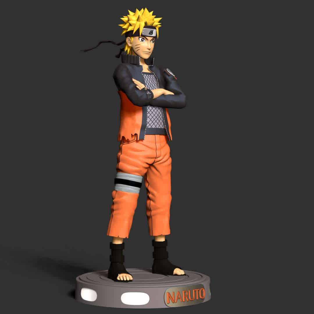 Naruto Fan Art - When you purchase this model, you will own:

- STL, OBJ file with 06 separated files (with key to connect together) is ready for 3D printing.

- Zbrush original files (ZTL) for you to customize as you like.

This is version 1.0 of this model.

Hope you like him. Thanks for viewing! - Los mejores archivos para impresión 3D del mundo. Modelos Stl divididos en partes para facilitar la impresión 3D. Todo tipo de personajes, decoración, cosplay, prótesis, piezas. Calidad en impresión 3D. Modelos 3D asequibles. Bajo costo. Compras colectivas de archivos 3D.