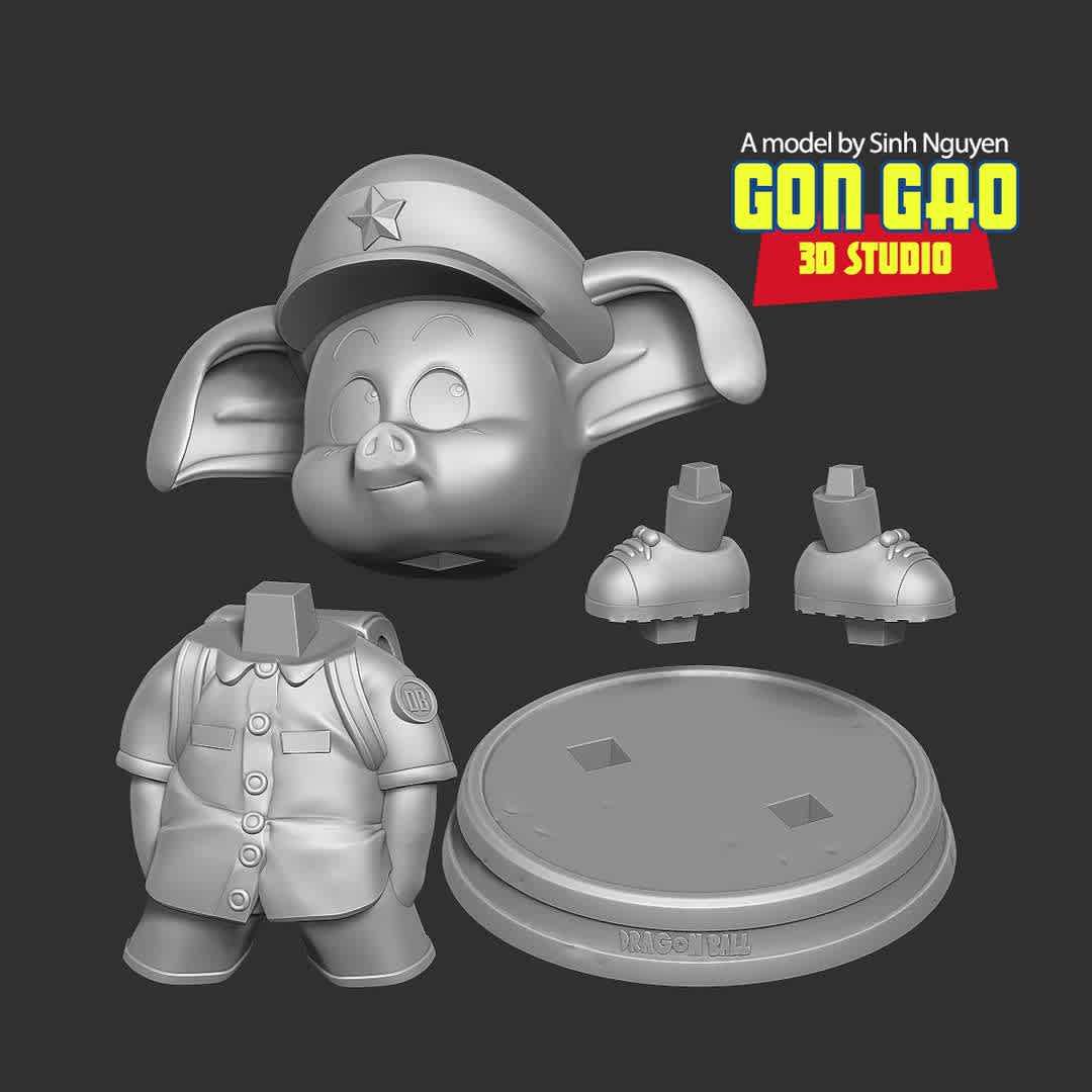 Naughty Oolong - Dragon Ball Fanart  - "Oolong: I'm back with a different look."

Basic parameters:

- STL format for 3D printing with 05 discrete objects
- Model height: 18cm
- Version 1.0: Polygons: 1378531 & Vertices: 799518

Model ready for 3D printing.

Please vote positively for me if you find this model useful. - Os melhores arquivos para impressão 3D do mundo. Modelos stl divididos em partes para facilitar a impressão 3D. Todos os tipos de personagens, decoração, cosplay, próteses, peças. Qualidade na impressão 3D. Modelos 3D com preço acessível. Baixo custo. Compras coletivas de arquivos 3D.