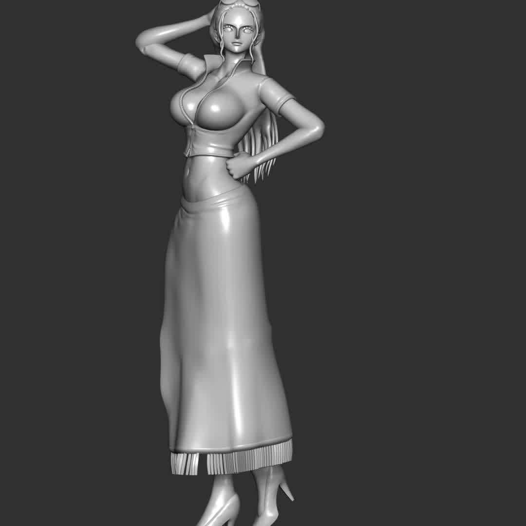  Nico Robin - One Piece - **The model ready for 3D printing.**

These information of model:

**- Format files: STL, OBJ to supporting 3D printing.**

**- Can be assembled without glue (glue is optional)**

**- Split down to 2 parts**

**- The height of current model is 20 cm and you can free to scale it.**

**- ZTL format for Zbrush for you to customize as you like.**

Please don't hesitate to contact me if you have any issues question.

If you see this model useful, please vote positively for it. - Los mejores archivos para impresión 3D del mundo. Modelos Stl divididos en partes para facilitar la impresión 3D. Todo tipo de personajes, decoración, cosplay, prótesis, piezas. Calidad en impresión 3D. Modelos 3D asequibles. Bajo costo. Compras colectivas de archivos 3D.