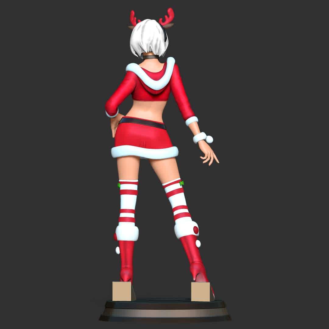 Nier 2B - Merry Xmas - I Wish You A Merry Christmas 2022!!

Basic parameters:

- STL, OBJ format for 3D printing with 05 discrete objects
- ZTL format for Zbrush (version 2019.1.2 or later)
- Model height: 30cm - Polygons: 9169221 & Vertices: 8033214
- Version:
+ 07th December, 2019: This version is 1.0

+ 12th December, 2022: version 1.1 - Set the height for the model. Refine the model & Merge discrete parts together.

Thanks for your support. Hope you guys like her! - The best files for 3D printing in the world. Stl models divided into parts to facilitate 3D printing. All kinds of characters, decoration, cosplay, prosthetics, pieces. Quality in 3D printing. Affordable 3D models. Low cost. Collective purchases of 3D files.