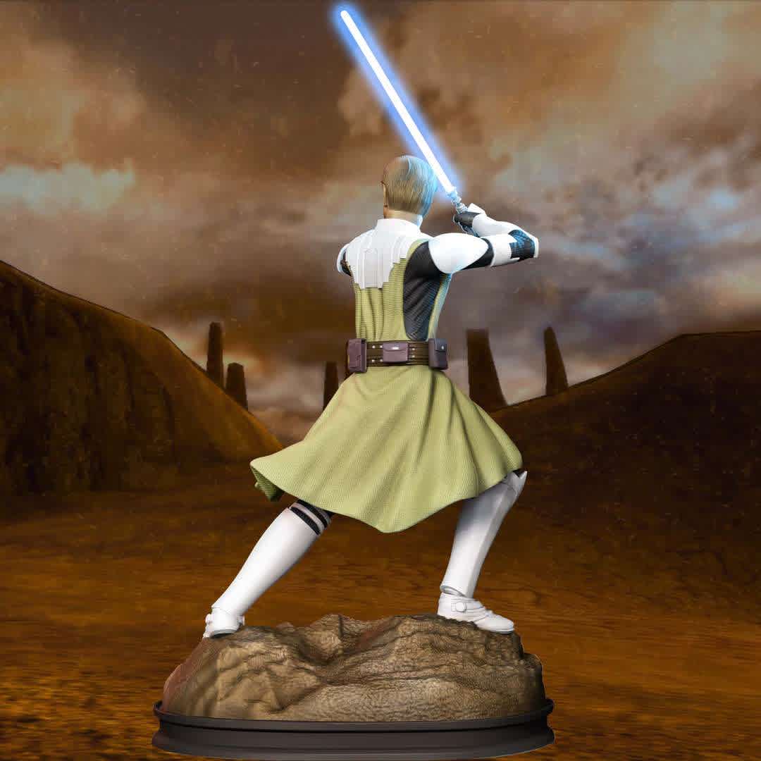 Obi wan kenobi clone wars - Obi wan kenobi clone wars - The best files for 3D printing in the world. Stl models divided into parts to facilitate 3D printing. All kinds of characters, decoration, cosplay, prosthetics, pieces. Quality in 3D printing. Affordable 3D models. Low cost. Collective purchases of 3D files.