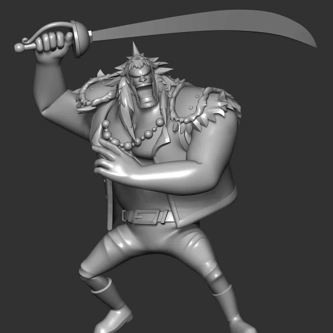 One Piece - Beast Pirate 3 - **The model ready for 3D printing.**

These information of model:

**- Format files: STL, OBJ to supporting 3D printing.**

**- Can be assembled without glue (glue is optional)**

**- Split down to 3 parts**

**- The height of current model is 20 cm and you can free to scale it.**

**- ZTL format for Zbrush for you to customize as you like.**

Please don't hesitate to contact me if you have any issues question.

If you see this model useful, please vote positively for it. - Os melhores arquivos para impressão 3D do mundo. Modelos stl divididos em partes para facilitar a impressão 3D. Todos os tipos de personagens, decoração, cosplay, próteses, peças. Qualidade na impressão 3D. Modelos 3D com preço acessível. Baixo custo. Compras coletivas de arquivos 3D.