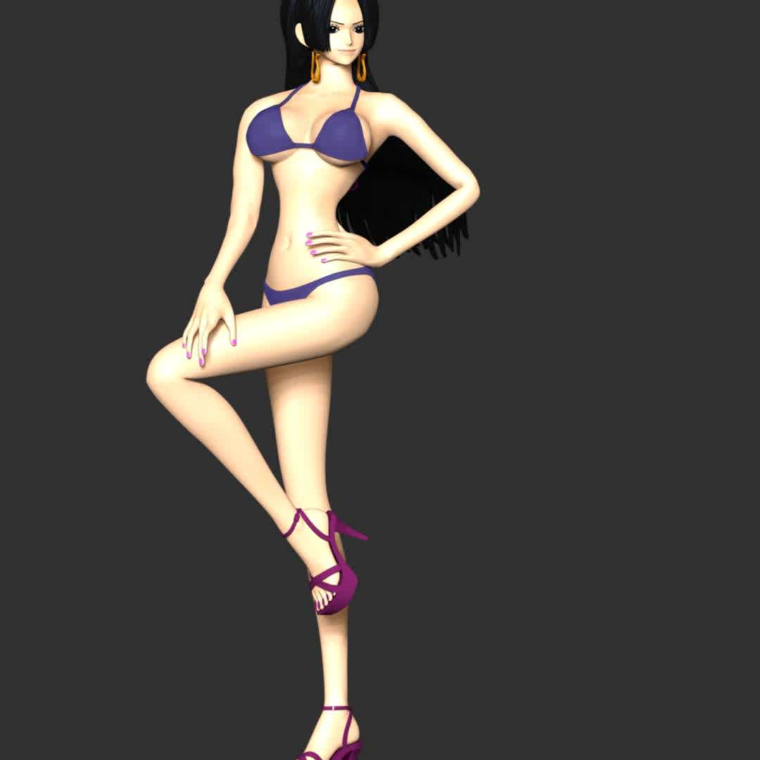 One Piece - Boa Hancock Swimsuit - These information of model:

**- The height of current model is 30 cm and you can free to scale it.**

**- Format files: STL, OBJ to supporting 3D printing.**

Please don't hesitate to contact me if you have any issues question. - The best files for 3D printing in the world. Stl models divided into parts to facilitate 3D printing. All kinds of characters, decoration, cosplay, prosthetics, pieces. Quality in 3D printing. Affordable 3D models. Low cost. Collective purchases of 3D files.