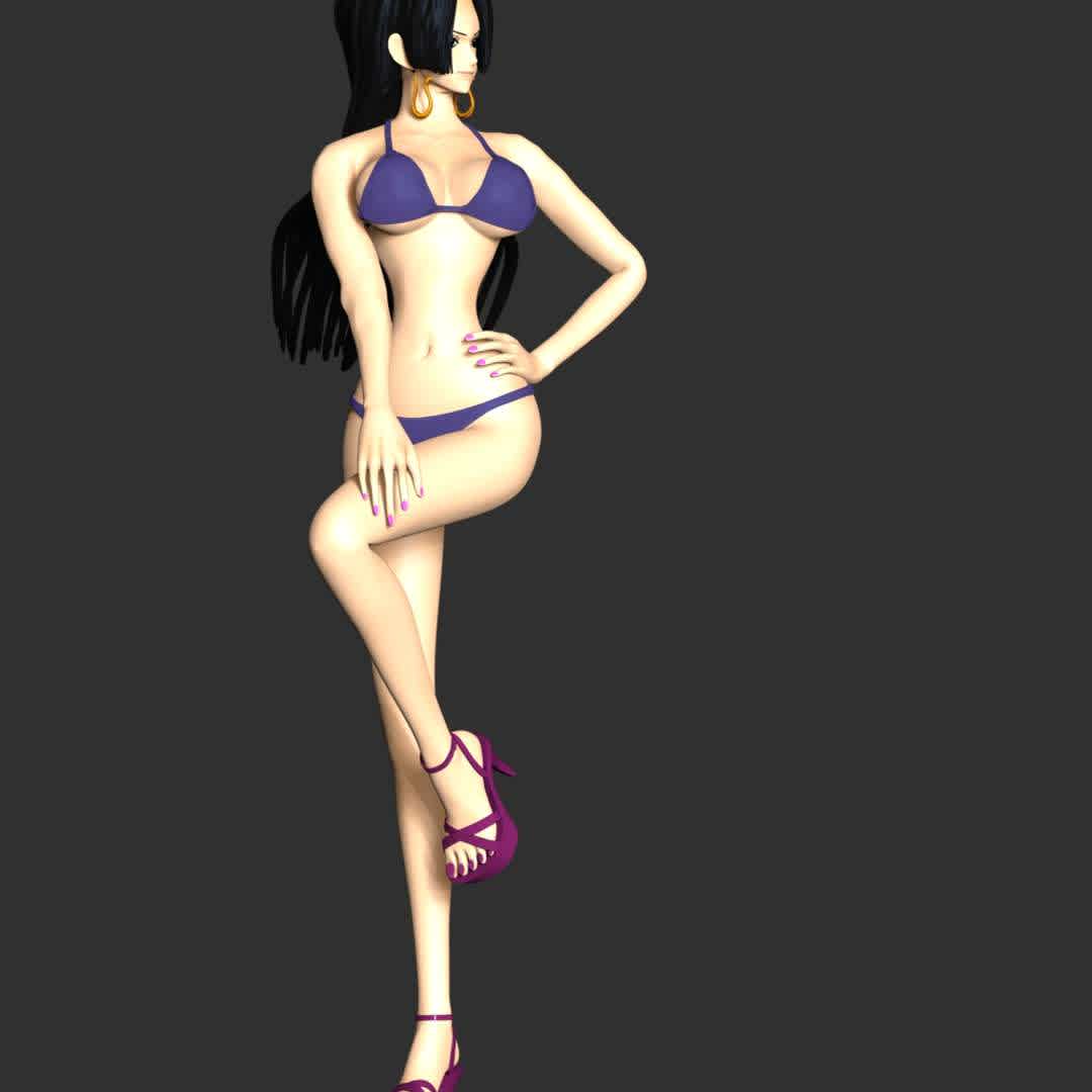 One Piece - Boa Hancock Swimsuit - These information of model:

**- The height of current model is 30 cm and you can free to scale it.**

**- Format files: STL, OBJ to supporting 3D printing.**

Please don't hesitate to contact me if you have any issues question. - The best files for 3D printing in the world. Stl models divided into parts to facilitate 3D printing. All kinds of characters, decoration, cosplay, prosthetics, pieces. Quality in 3D printing. Affordable 3D models. Low cost. Collective purchases of 3D files.