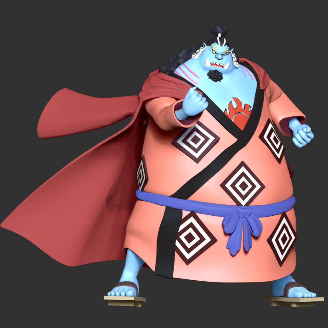 One Piece - Jinbei - These information of model:

**- The height of current model is 30 cm and you can free to scale it.**

**- Format files: STL, OBJ to supporting 3D printing.**

Please don't hesitate to contact me if you have any issues question.
 - Os melhores arquivos para impressão 3D do mundo. Modelos stl divididos em partes para facilitar a impressão 3D. Todos os tipos de personagens, decoração, cosplay, próteses, peças. Qualidade na impressão 3D. Modelos 3D com preço acessível. Baixo custo. Compras coletivas de arquivos 3D.