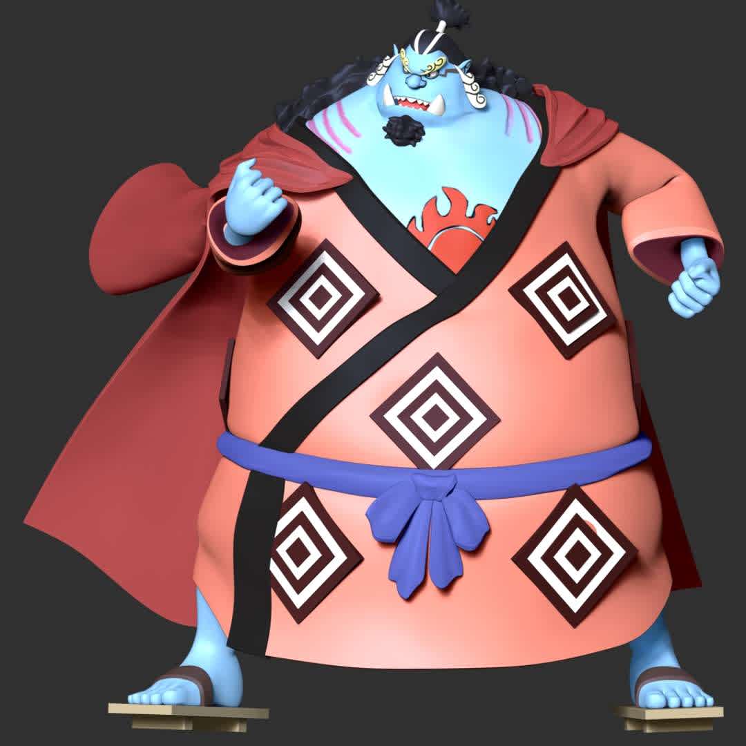 One Piece - Jinbei - These information of model:

**- The height of current model is 30 cm and you can free to scale it.**

**- Format files: STL, OBJ to supporting 3D printing.**

Please don't hesitate to contact me if you have any issues question.
 - The best files for 3D printing in the world. Stl models divided into parts to facilitate 3D printing. All kinds of characters, decoration, cosplay, prosthetics, pieces. Quality in 3D printing. Affordable 3D models. Low cost. Collective purchases of 3D files.