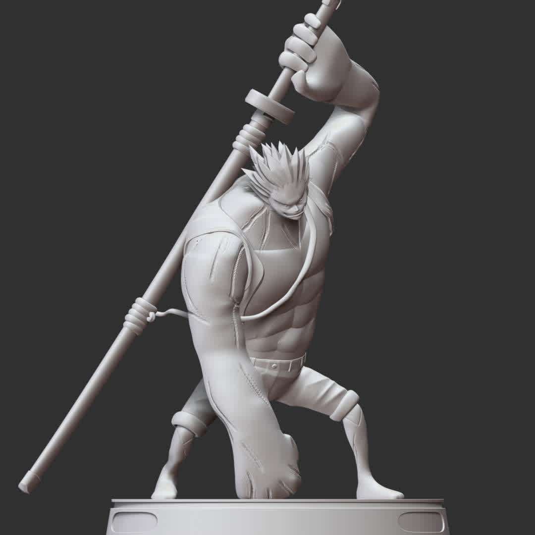 One Piece - Nightmare Luffy - These information of model:

**- The height of current model is 30 cm and you can free to scale it.**

**- Format files: STL, OBJ to supporting 3D printing.**

Please don't hesitate to contact me if you have any issues question. - The best files for 3D printing in the world. Stl models divided into parts to facilitate 3D printing. All kinds of characters, decoration, cosplay, prosthetics, pieces. Quality in 3D printing. Affordable 3D models. Low cost. Collective purchases of 3D files.