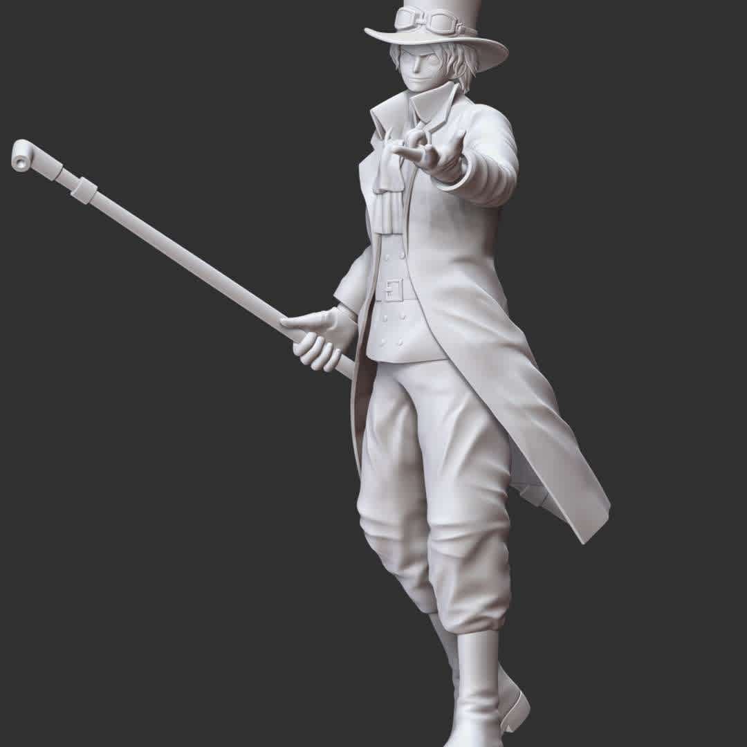 One Piece - Sabo - These information of model:

**- The height of current model is 30 cm and you can free to scale it.**

**- Format files: STL, OBJ to supporting 3D printing.**

Please don't hesitate to contact me if you have any issues question. - Los mejores archivos para impresión 3D del mundo. Modelos Stl divididos en partes para facilitar la impresión 3D. Todo tipo de personajes, decoración, cosplay, prótesis, piezas. Calidad en impresión 3D. Modelos 3D asequibles. Bajo costo. Compras colectivas de archivos 3D.