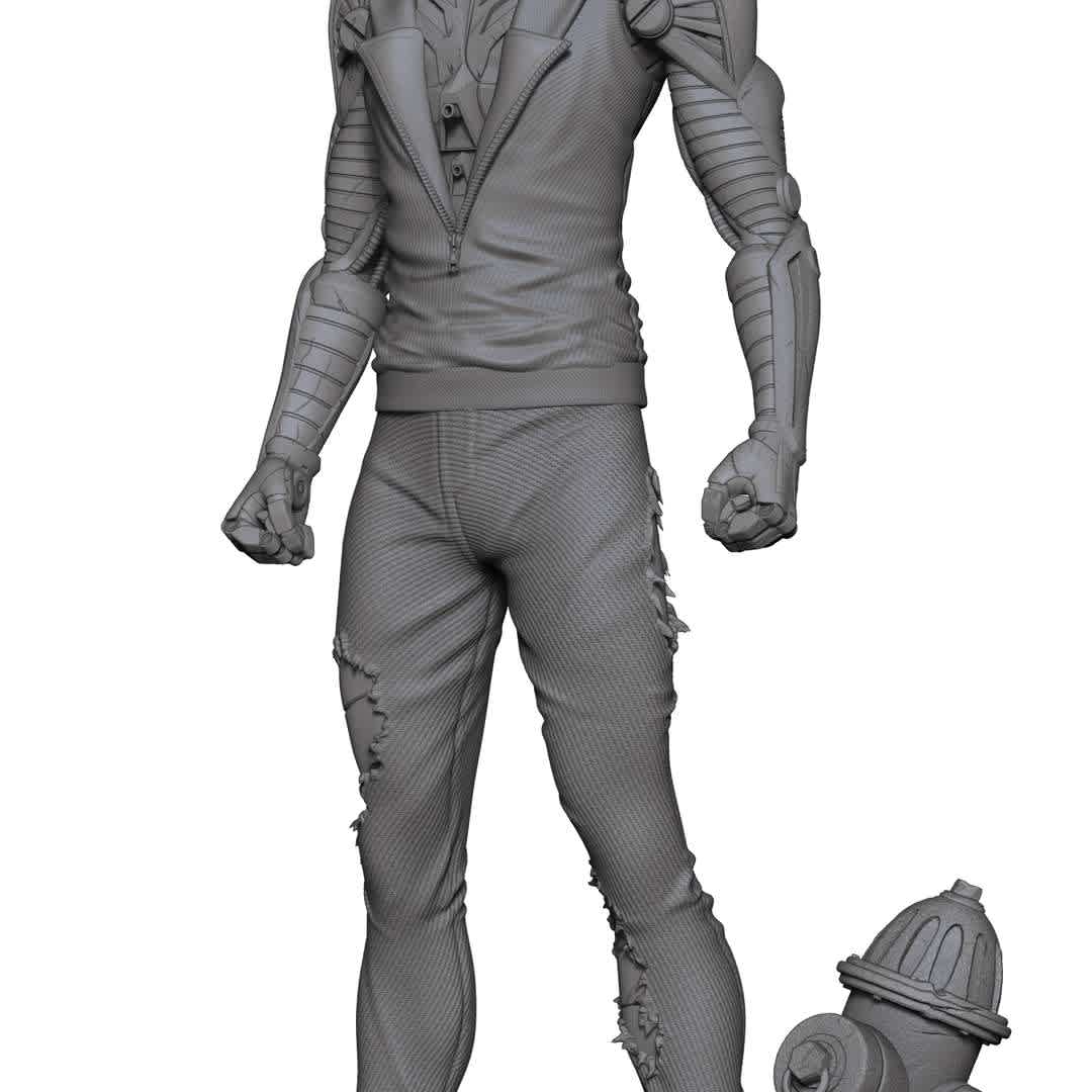 one-punch man ,Geno - high quality model, model with perfect fittings, not letting the cuts show.
model divided into 7 parts. 1/5 scale - The best files for 3D printing in the world. Stl models divided into parts to facilitate 3D printing. All kinds of characters, decoration, cosplay, prosthetics, pieces. Quality in 3D printing. Affordable 3D models. Low cost. Collective purchases of 3D files.