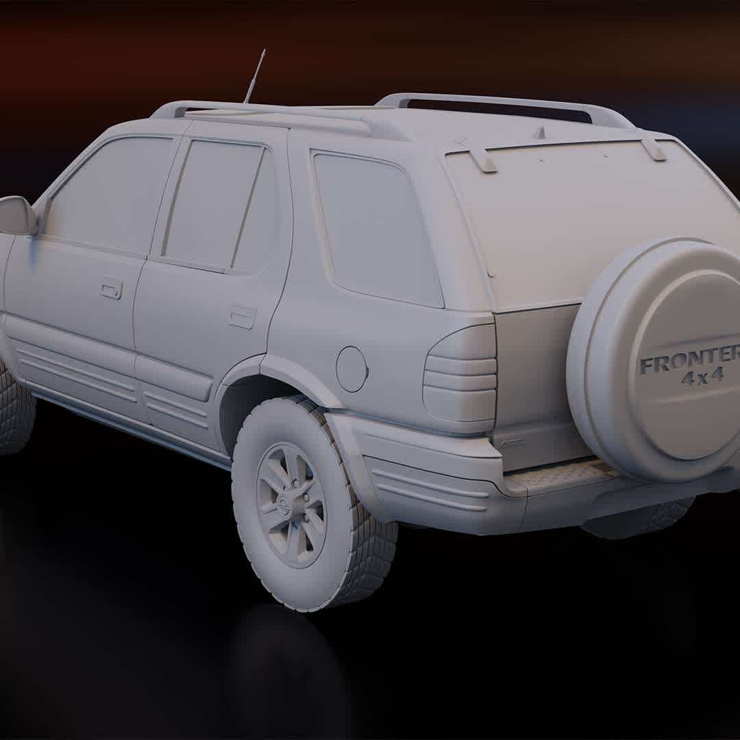 Opel Frontera stl 3 versions for 3d printing - The model has 3 versions

V1: Only the wheels are separated

V2: Wheels, mirrors, top grilles, antenna and rear part are separated to stick on the car

V3: Wheels, mirrors, top grilles, antenna and rear part are separated to fit into the car's fittings


- There are 18 files for 3D printing


*If you cannot extract the file using Winrar extract the .rar file using 7zip* - Os melhores arquivos para impressão 3D do mundo. Modelos stl divididos em partes para facilitar a impressão 3D. Todos os tipos de personagens, decoração, cosplay, próteses, peças. Qualidade na impressão 3D. Modelos 3D com preço acessível. Baixo custo. Compras coletivas de arquivos 3D.