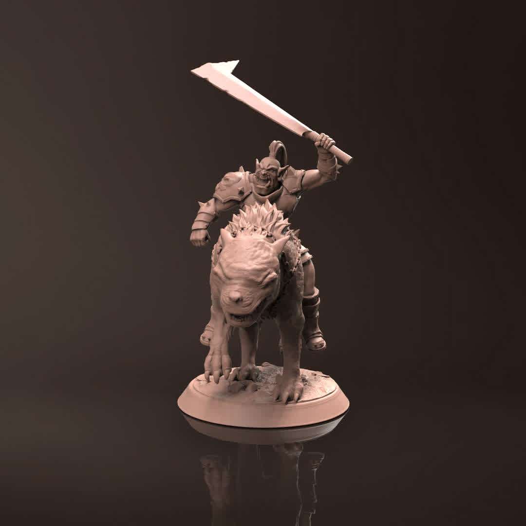 Orc Krampo - Miniature - Miniature for 3d printing, suitable for resin and filament printers, 45mm pre-supported, great for collectors and players of the RPG universe. - Os melhores arquivos para impressão 3D do mundo. Modelos stl divididos em partes para facilitar a impressão 3D. Todos os tipos de personagens, decoração, cosplay, próteses, peças. Qualidade na impressão 3D. Modelos 3D com preço acessível. Baixo custo. Compras coletivas de arquivos 3D.