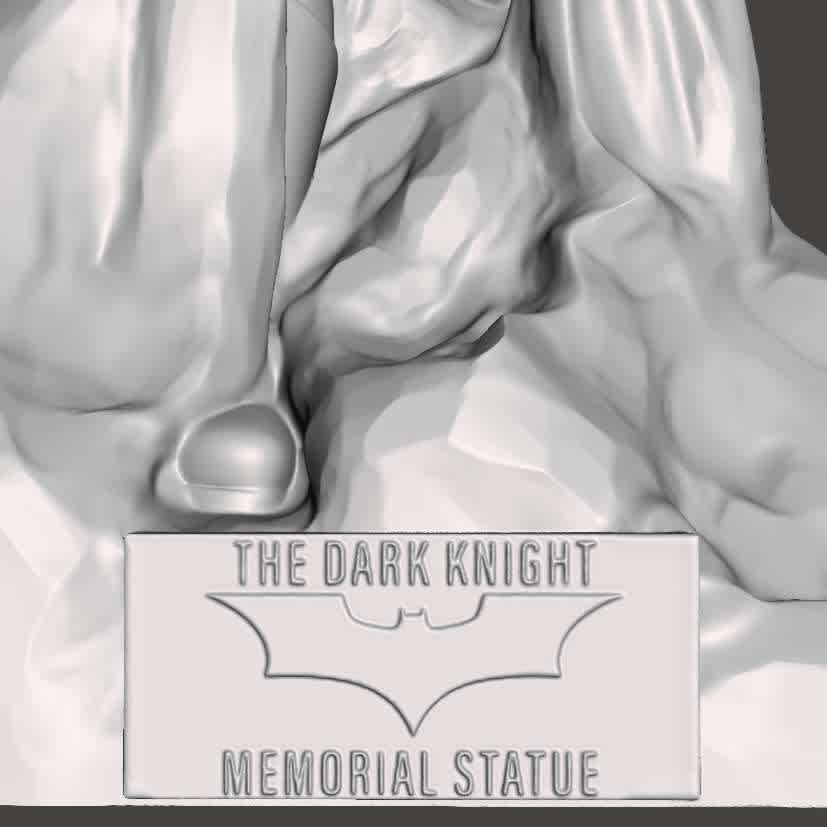 Batman no supports needed - Batman Arkan Knight Memorial Statue - The best files for 3D printing in the world. Stl models divided into parts to facilitate 3D printing. All kinds of characters, decoration, cosplay, prosthetics, pieces. Quality in 3D printing. Affordable 3D models. Low cost. Collective purchases of 3D files.