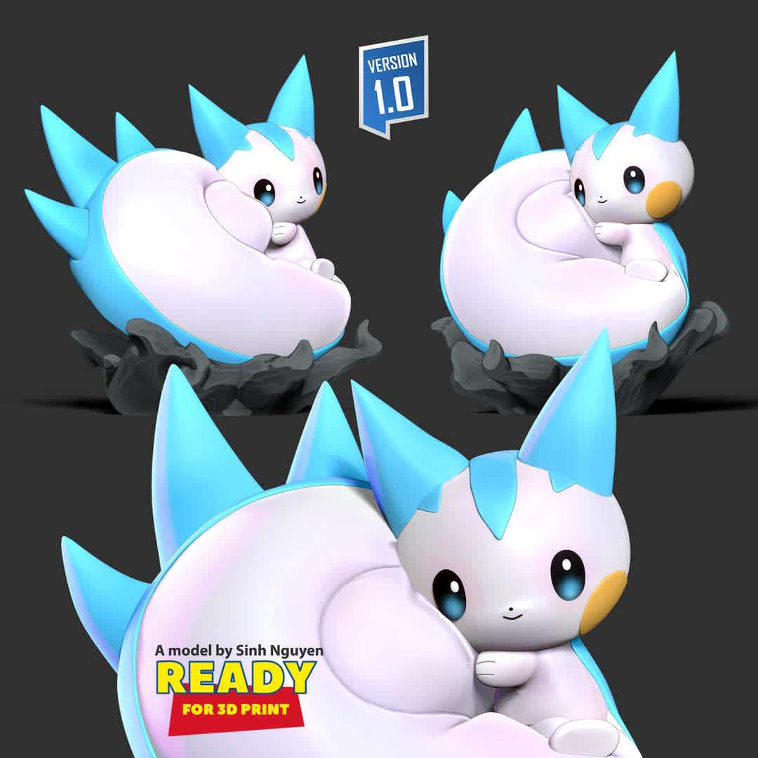 Pachirisu - Pokemon Fanart - Pachirisu is an Electric-type Pokémon introduced in Generation IV.

Basic parameters:

- STL, OBJ format for 3D printing with 02 discrete objects
- ZTL format for Zbrush (version 2019.1.2 or later)
- Model height: 15cm
- Version 1.0 - Polygons: 691646 & Vertices: 493784

Model ready for 3D printing.

Please vote positively for me if you find this model useful. - The best files for 3D printing in the world. Stl models divided into parts to facilitate 3D printing. All kinds of characters, decoration, cosplay, prosthetics, pieces. Quality in 3D printing. Affordable 3D models. Low cost. Collective purchases of 3D files.