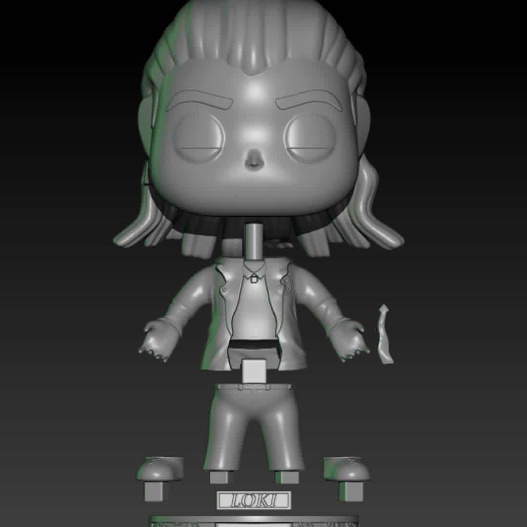 funko loki - 

loki funko model with avt jacket. - The best files for 3D printing in the world. Stl models divided into parts to facilitate 3D printing. All kinds of characters, decoration, cosplay, prosthetics, pieces. Quality in 3D printing. Affordable 3D models. Low cost. Collective purchases of 3D files.