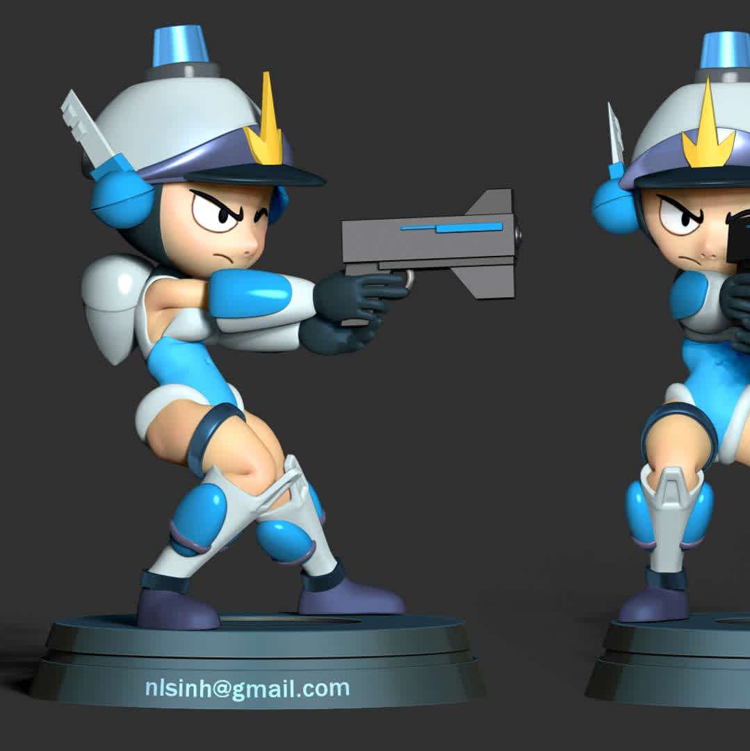 Patricia Wagon - Patricia Patty Wagon is the main protagonist of the Mighty Switch Force! franchise, debuting in the first game, simply titled Mighty Switch Force!. - quote from wiki

When you purchase this model, you will own:

- STL, OBJ file with 06 separated files (with key to connect together) is ready for 3D printing.

- Zbrush original files (ZTL) for you to customize as you like.

This is version 1.0 of this model.

Hope you like her. Thanks for viewing! - The best files for 3D printing in the world. Stl models divided into parts to facilitate 3D printing. All kinds of characters, decoration, cosplay, prosthetics, pieces. Quality in 3D printing. Affordable 3D models. Low cost. Collective purchases of 3D files.