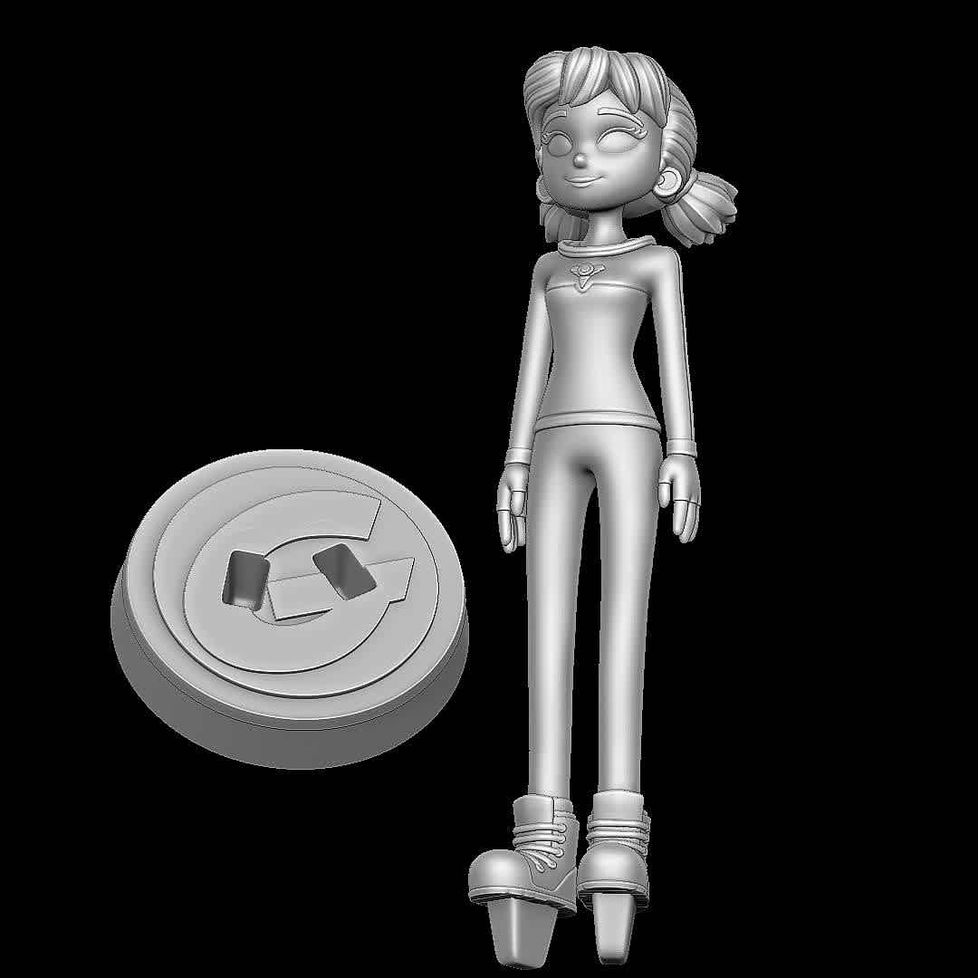 Penny - Inspector Gadget 2015 - Character from Inspector Gadget (2015)
 - The best files for 3D printing in the world. Stl models divided into parts to facilitate 3D printing. All kinds of characters, decoration, cosplay, prosthetics, pieces. Quality in 3D printing. Affordable 3D models. Low cost. Collective purchases of 3D files.