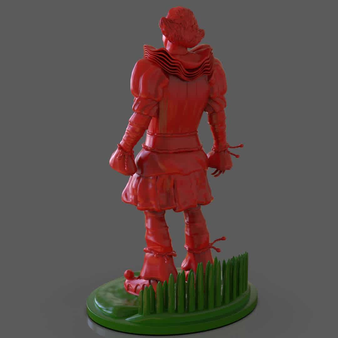 Pennywise IT Sculpture 2017 - Pennywise the dancing clown from the movie and book IT full body and separated by parts for easy 3D Print I included the OBJ, STL, Tool if you need 3D Game Assets or STL files I can do commission works.

 - The best files for 3D printing in the world. Stl models divided into parts to facilitate 3D printing. All kinds of characters, decoration, cosplay, prosthetics, pieces. Quality in 3D printing. Affordable 3D models. Low cost. Collective purchases of 3D files.