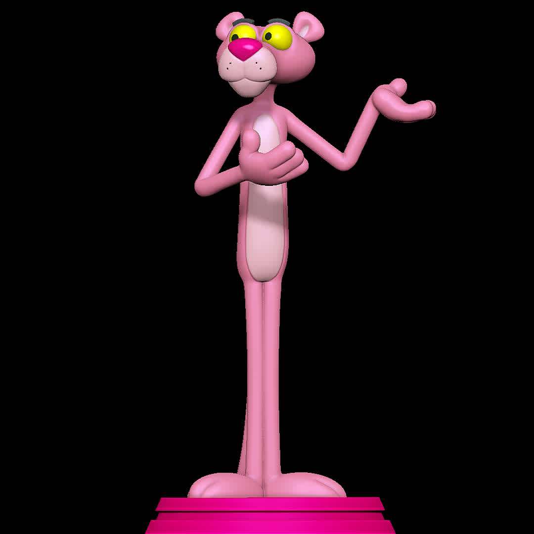 Pink Panther - Classic
 - The best files for 3D printing in the world. Stl models divided into parts to facilitate 3D printing. All kinds of characters, decoration, cosplay, prosthetics, pieces. Quality in 3D printing. Affordable 3D models. Low cost. Collective purchases of 3D files.