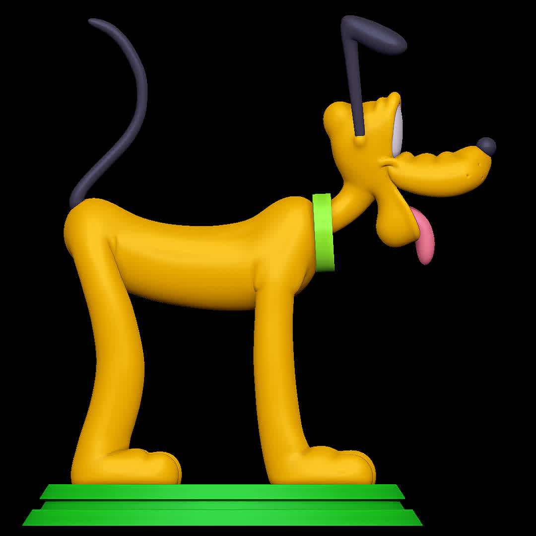 Pluto 3D print model - Classic one - The best files for 3D printing in the world. Stl models divided into parts to facilitate 3D printing. All kinds of characters, decoration, cosplay, prosthetics, pieces. Quality in 3D printing. Affordable 3D models. Low cost. Collective purchases of 3D files.