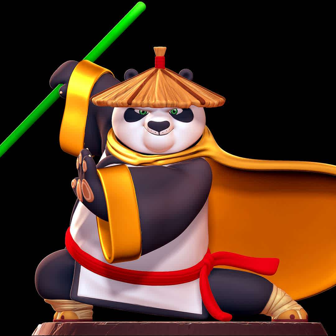 Po the Legendary Warrior - Kung Fu Panda - po from kung fu panda, with his legendary warrior clothes and oogway's staff.
 - Os melhores arquivos para impressão 3D do mundo. Modelos stl divididos em partes para facilitar a impressão 3D. Todos os tipos de personagens, decoração, cosplay, próteses, peças. Qualidade na impressão 3D. Modelos 3D com preço acessível. Baixo custo. Compras coletivas de arquivos 3D.