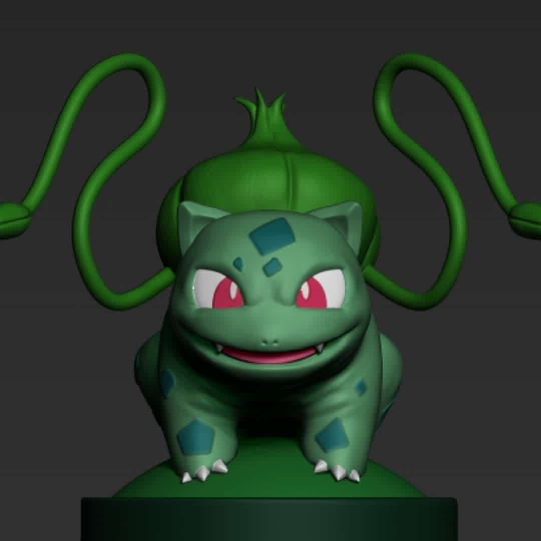 Pokémon Collection - Bulbasaur 001 - Kanto 3D model - This is the first of a big collection that I'm releasing here, the model is ready to print, wait for more models from the collection. - The best files for 3D printing in the world. Stl models divided into parts to facilitate 3D printing. All kinds of characters, decoration, cosplay, prosthetics, pieces. Quality in 3D printing. Affordable 3D models. Low cost. Collective purchases of 3D files.