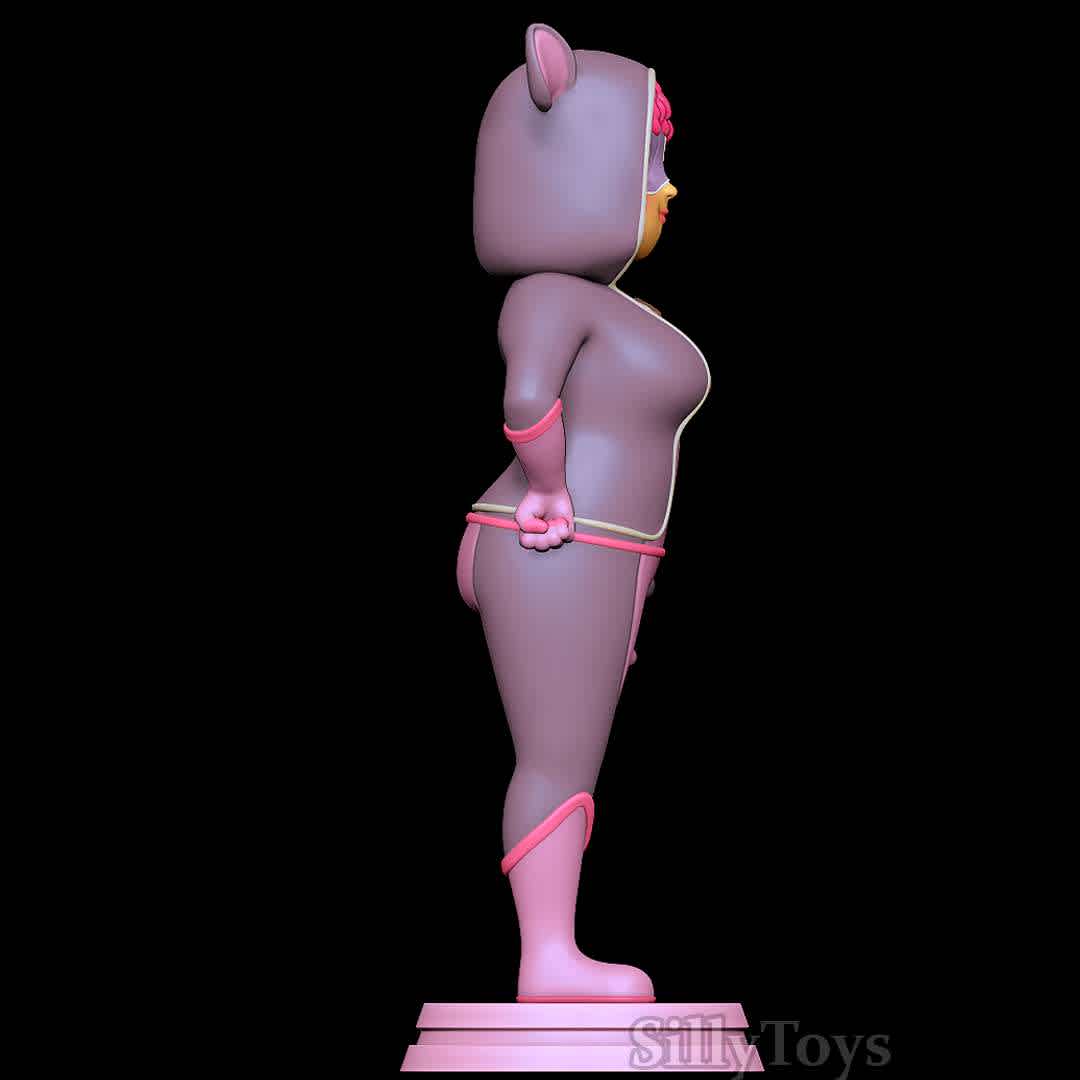 Polymouse - Miraculous Ladybug - Mouse heroine - The best files for 3D printing in the world. Stl models divided into parts to facilitate 3D printing. All kinds of characters, decoration, cosplay, prosthetics, pieces. Quality in 3D printing. Affordable 3D models. Low cost. Collective purchases of 3D files.