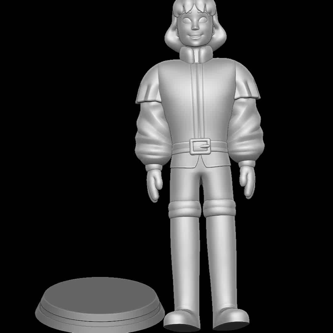 Prince Derek - The Swan Princess - Character from the movie The Swan Princess
 - The best files for 3D printing in the world. Stl models divided into parts to facilitate 3D printing. All kinds of characters, decoration, cosplay, prosthetics, pieces. Quality in 3D printing. Affordable 3D models. Low cost. Collective purchases of 3D files.