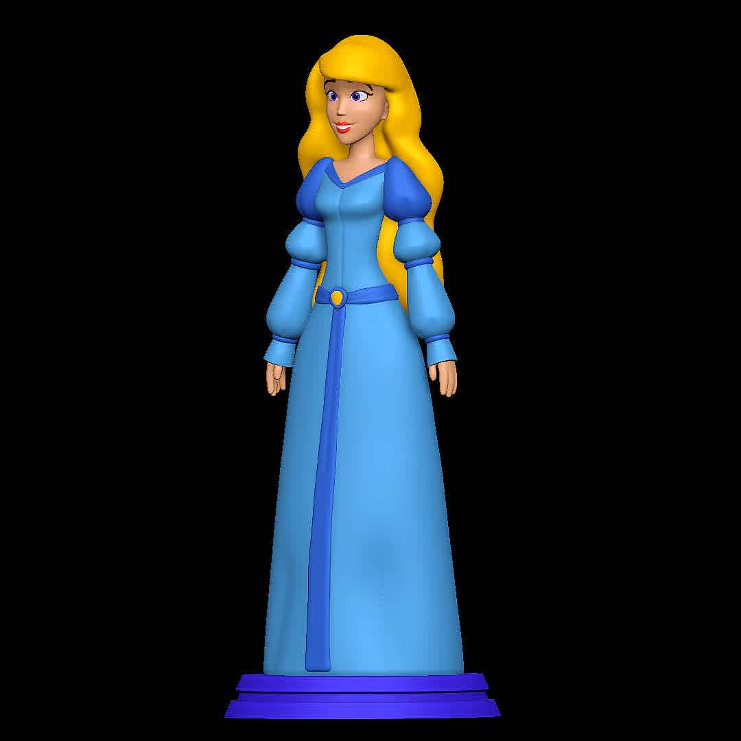 Princess Odette - The Swan Princess - Character from the movie The Swan Princess
 - The best files for 3D printing in the world. Stl models divided into parts to facilitate 3D printing. All kinds of characters, decoration, cosplay, prosthetics, pieces. Quality in 3D printing. Affordable 3D models. Low cost. Collective purchases of 3D files.