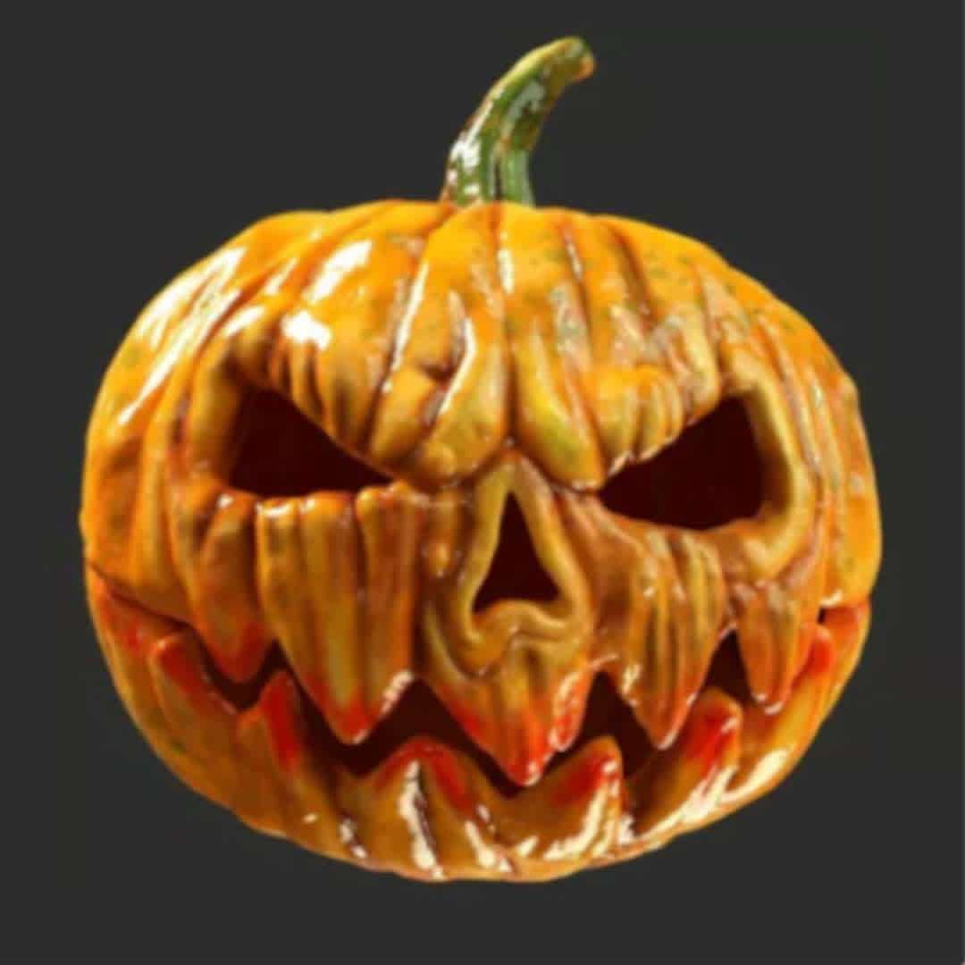 pumpkin helmet Halloween - pumpkin head serves as a costume as well as for decoration
 - The best files for 3D printing in the world. Stl models divided into parts to facilitate 3D printing. All kinds of characters, decoration, cosplay, prosthetics, pieces. Quality in 3D printing. Affordable 3D models. Low cost. Collective purchases of 3D files.