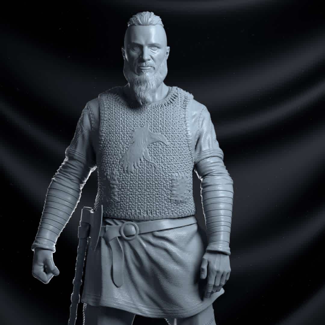 Ragnar  - This project is a fanart based on the acclaimed series Vikings. Hope you like it !! - The best files for 3D printing in the world. Stl models divided into parts to facilitate 3D printing. All kinds of characters, decoration, cosplay, prosthetics, pieces. Quality in 3D printing. Affordable 3D models. Low cost. Collective purchases of 3D files.