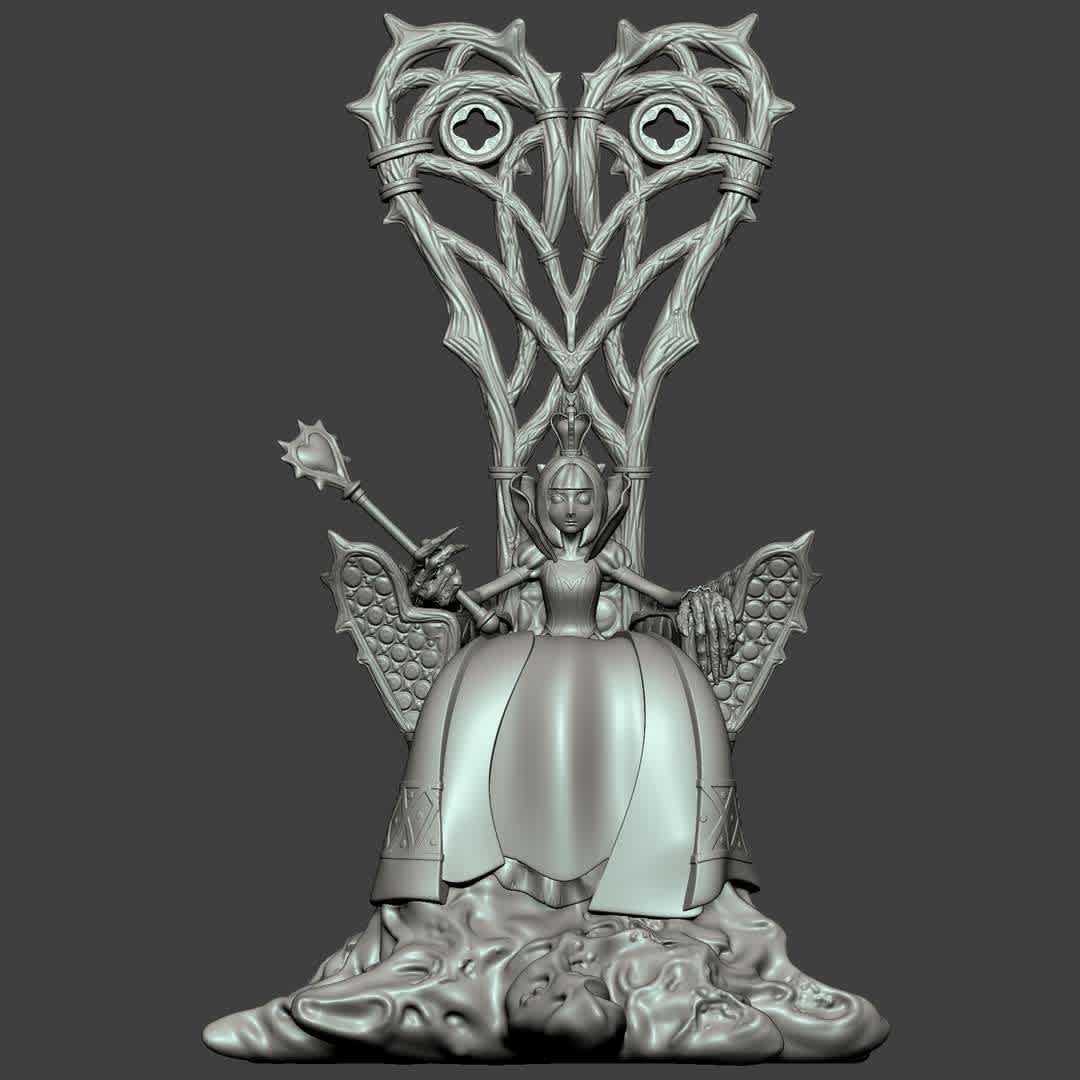 Red Queen- Alice Madness Returns - Queen of Hearts collectible from the game Alice: Madness Returns. Scale: 1/5 - The best files for 3D printing in the world. Stl models divided into parts to facilitate 3D printing. All kinds of characters, decoration, cosplay, prosthetics, pieces. Quality in 3D printing. Affordable 3D models. Low cost. Collective purchases of 3D files.