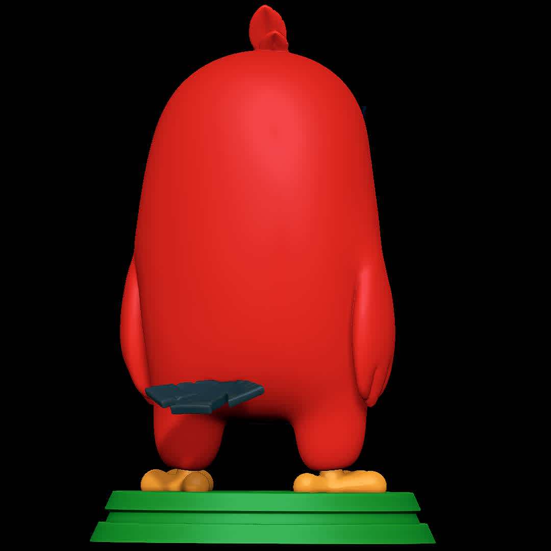 Red - The Angry Birds Movie - Good Old Red - The best files for 3D printing in the world. Stl models divided into parts to facilitate 3D printing. All kinds of characters, decoration, cosplay, prosthetics, pieces. Quality in 3D printing. Affordable 3D models. Low cost. Collective purchases of 3D files.