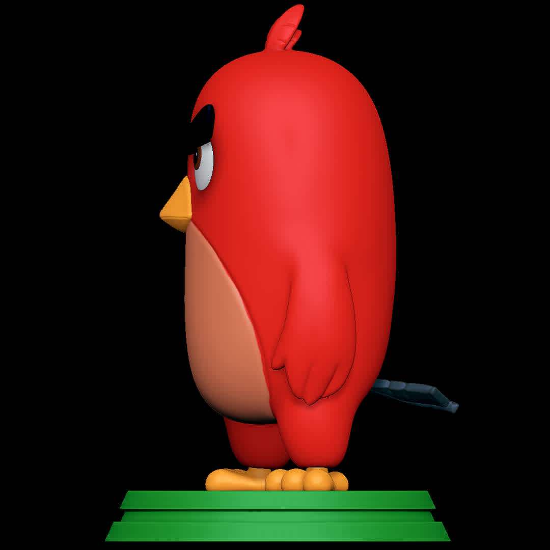 Red - The Angry Birds Movie - Good Old Red - The best files for 3D printing in the world. Stl models divided into parts to facilitate 3D printing. All kinds of characters, decoration, cosplay, prosthetics, pieces. Quality in 3D printing. Affordable 3D models. Low cost. Collective purchases of 3D files.