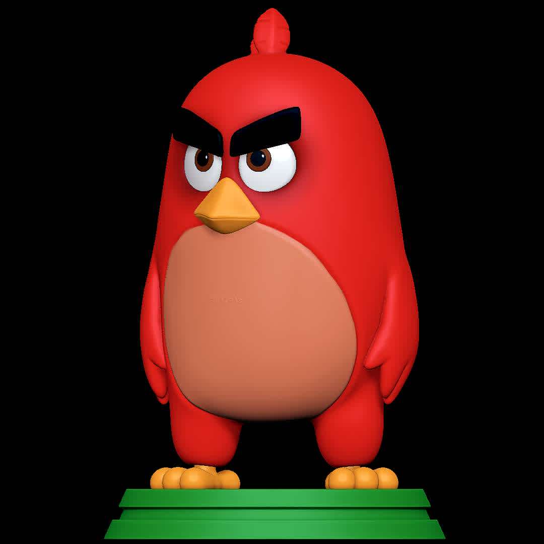 Red - The Angry Birds Movie - Good Old Red - The best files for 3D printing in the world. Stl models divided into parts to facilitate 3D printing. All kinds of characters, decoration, cosplay, prosthetics, pieces. Quality in 3D printing. Affordable 3D models. Low cost. Collective purchases of 3D files.