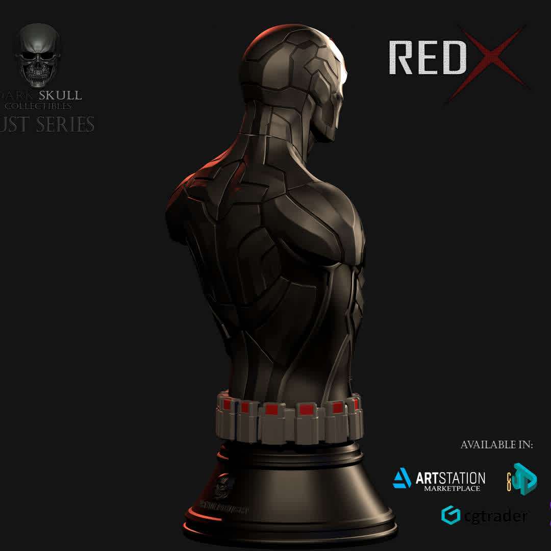 RED X BUST - RED X BUST by DARK SKULL Collectibles

This is my version of RED X, our bust of this incredible DC Comics character. 

Bust in 200mm (20cm) standard scale. - The best files for 3D printing in the world. Stl models divided into parts to facilitate 3D printing. All kinds of characters, decoration, cosplay, prosthetics, pieces. Quality in 3D printing. Affordable 3D models. Low cost. Collective purchases of 3D files.