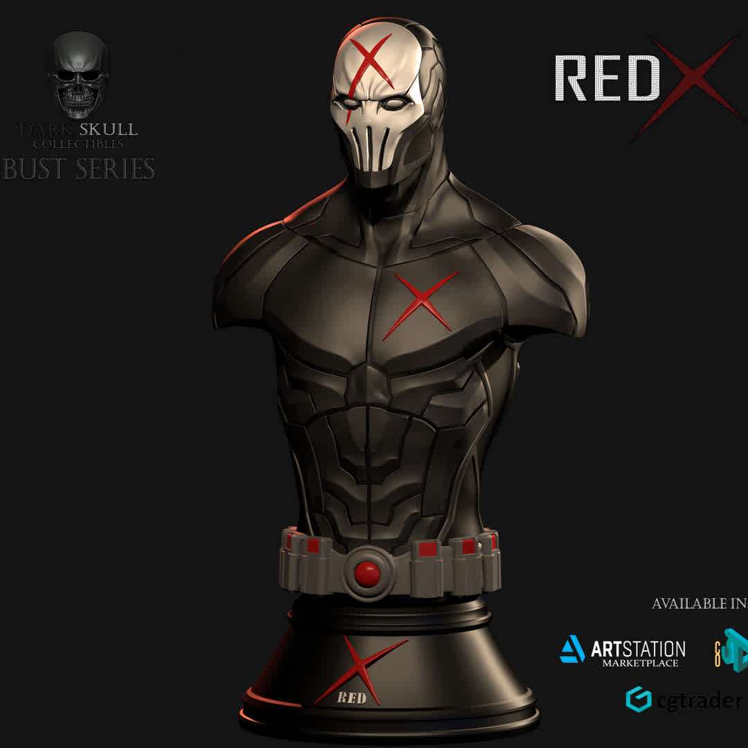 RED X BUST - RED X BUST by DARK SKULL Collectibles

This is my version of RED X, our bust of this incredible DC Comics character. 

Bust in 200mm (20cm) standard scale. - Los mejores archivos para impresión 3D del mundo. Modelos Stl divididos en partes para facilitar la impresión 3D. Todo tipo de personajes, decoración, cosplay, prótesis, piezas. Calidad en impresión 3D. Modelos 3D asequibles. Bajo costo. Compras colectivas de archivos 3D.