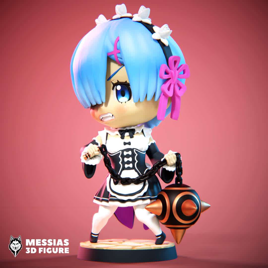 Rem Zero Chibi Rem Zero 3D Print Model 3D Print Model - Elevate your devotion to the Re:Zero anime to a whole new level with this incredible 3D figure of Rem!
Stunning Details: Every curve, expression, and intricate detail has been meticulously reproduced in this high-quality figure. With astonishing precision, Rem looks ready to leap off the screen and come to life!
Cutting-Edge 3D Printing: Crafted using the latest 3D printing technology, this figure is a true tribute to your favorite character. Built to last, it's a collector's item that is sure to enchant all anime fans.
Decorate Your Space: Add a touch of magic and adventure to your home, office, or creative space with this unique Rem figure. Perfect for display, it also makes an incredible gift for fellow Re:Zero enthusiasts!
Don't miss the opportunity to keep Rem always by your side. Order your 3D figure today and dive into the thrilling world of Re:Zero like never before! - Los mejores archivos para impresión 3D del mundo. Modelos Stl divididos en partes para facilitar la impresión 3D. Todo tipo de personajes, decoración, cosplay, prótesis, piezas. Calidad en impresión 3D. Modelos 3D asequibles. Bajo costo. Compras colectivas de archivos 3D.