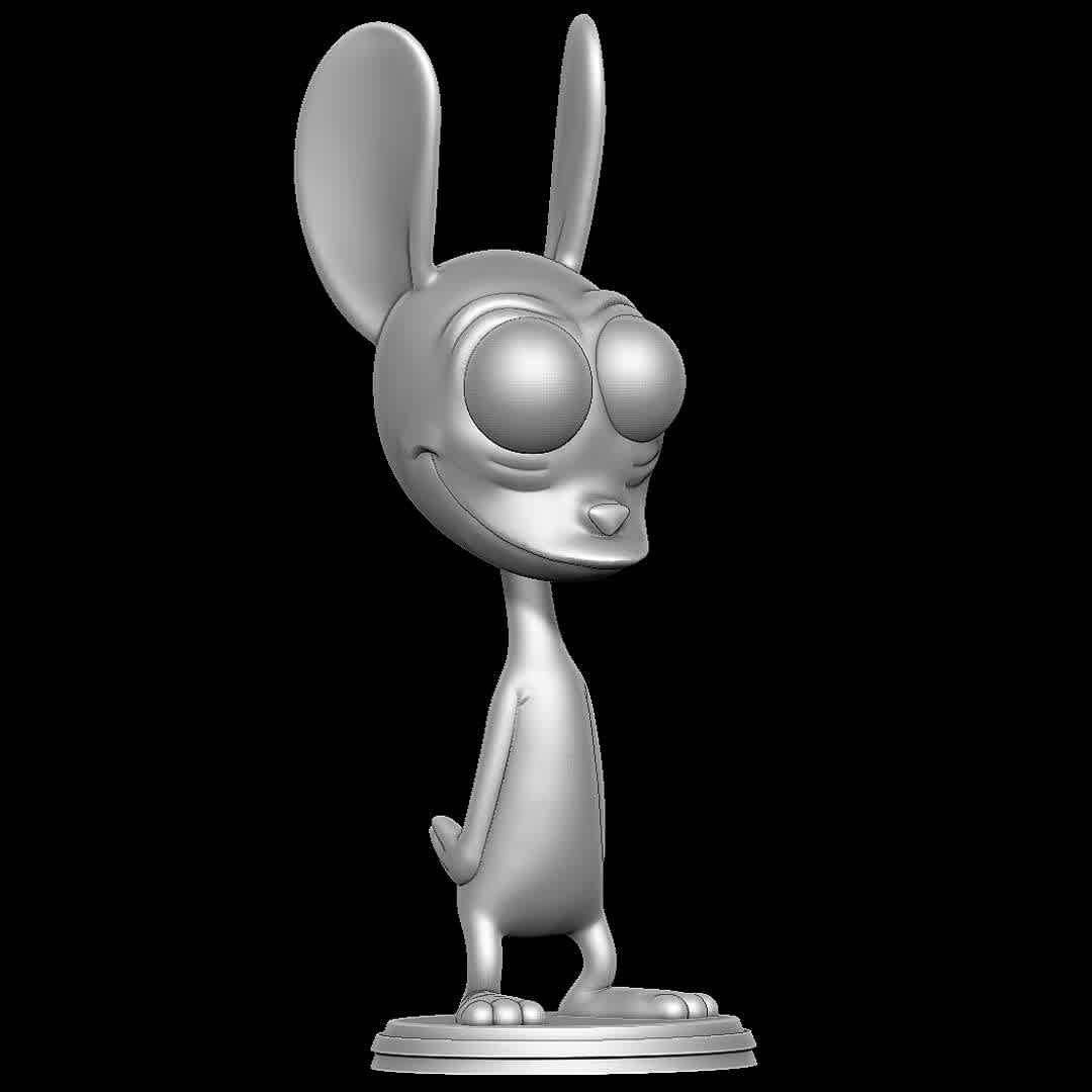 Ren - The Ren and Stimpy Show - Classic
 - The best files for 3D printing in the world. Stl models divided into parts to facilitate 3D printing. All kinds of characters, decoration, cosplay, prosthetics, pieces. Quality in 3D printing. Affordable 3D models. Low cost. Collective purchases of 3D files.