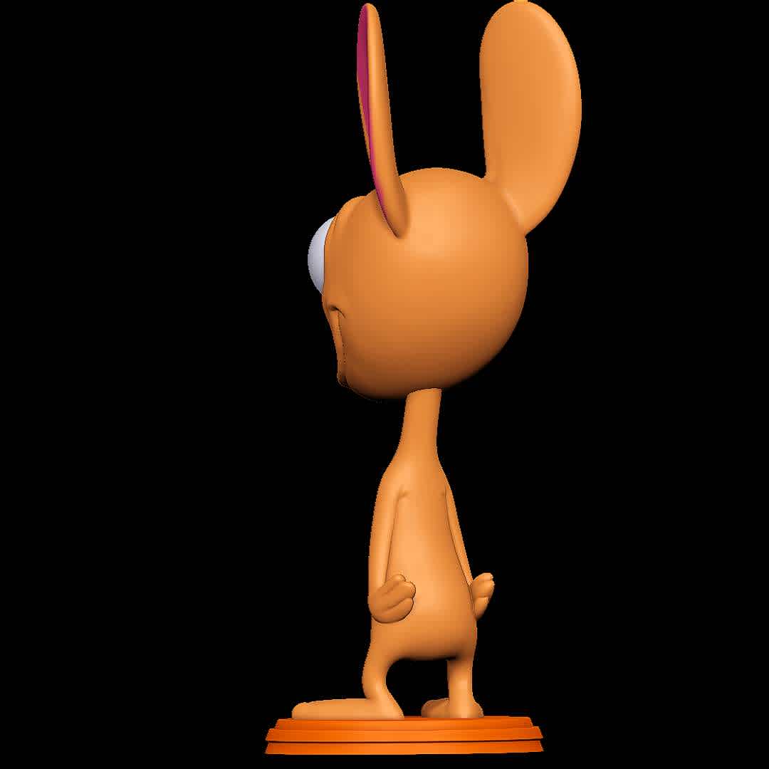 Ren - The Ren and Stimpy Show - Classic
 - The best files for 3D printing in the world. Stl models divided into parts to facilitate 3D printing. All kinds of characters, decoration, cosplay, prosthetics, pieces. Quality in 3D printing. Affordable 3D models. Low cost. Collective purchases of 3D files.