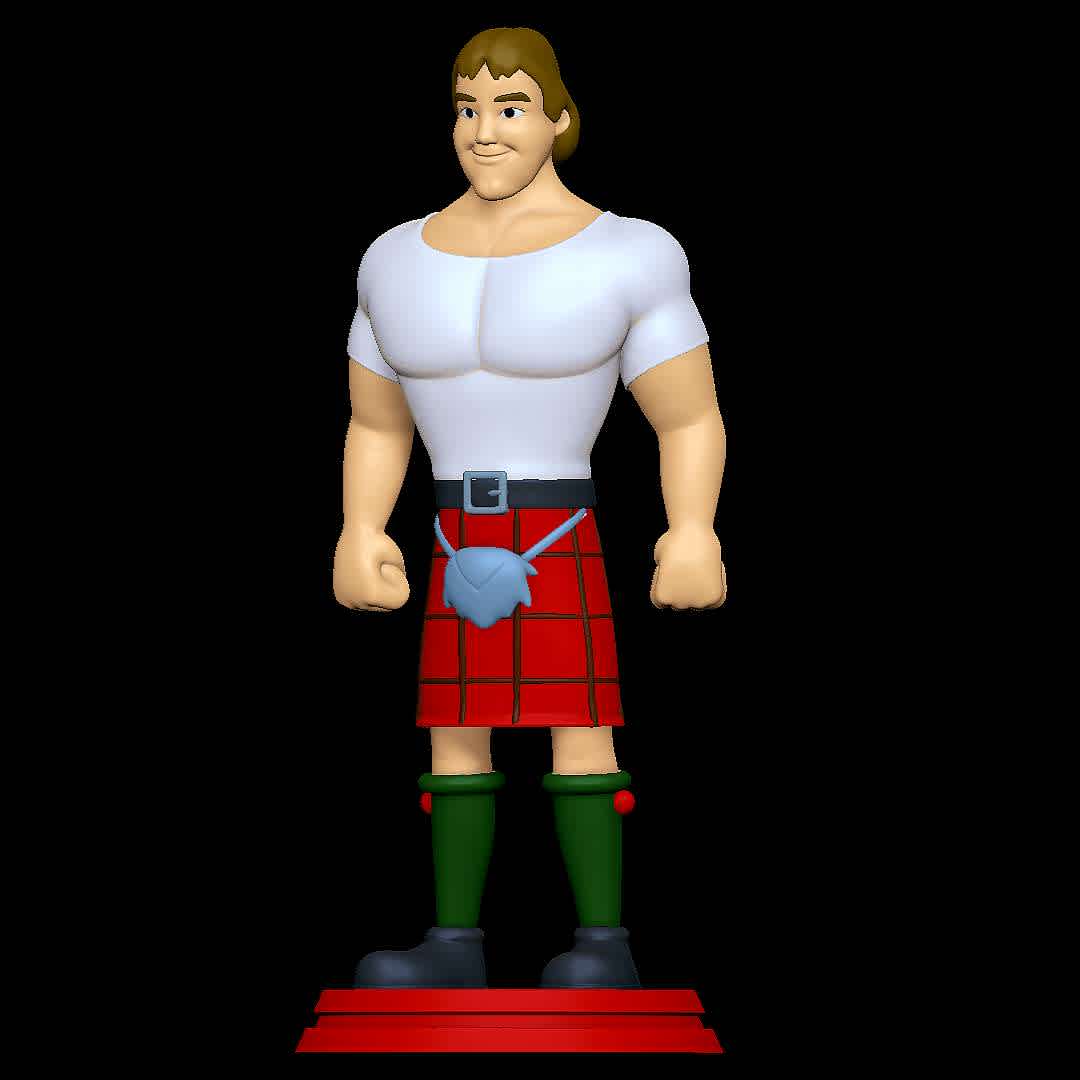 Roddy Piper  - Hulk Hogan's Rock 'n' Wrestling - Good old Roddy - The best files for 3D printing in the world. Stl models divided into parts to facilitate 3D printing. All kinds of characters, decoration, cosplay, prosthetics, pieces. Quality in 3D printing. Affordable 3D models. Low cost. Collective purchases of 3D files.