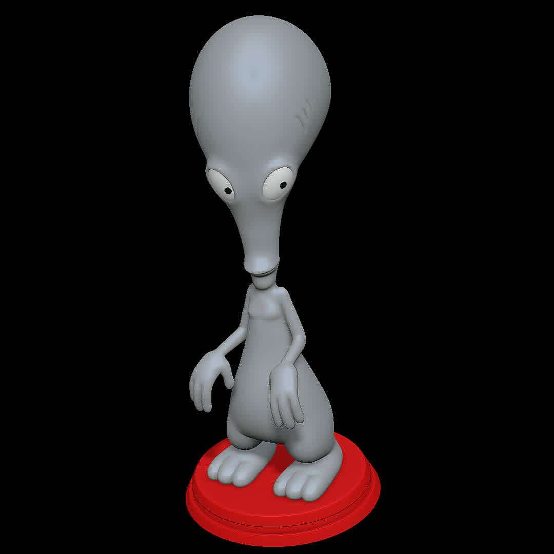 Roger - American Dad - Character from American Dad
 - The best files for 3D printing in the world. Stl models divided into parts to facilitate 3D printing. All kinds of characters, decoration, cosplay, prosthetics, pieces. Quality in 3D printing. Affordable 3D models. Low cost. Collective purchases of 3D files.