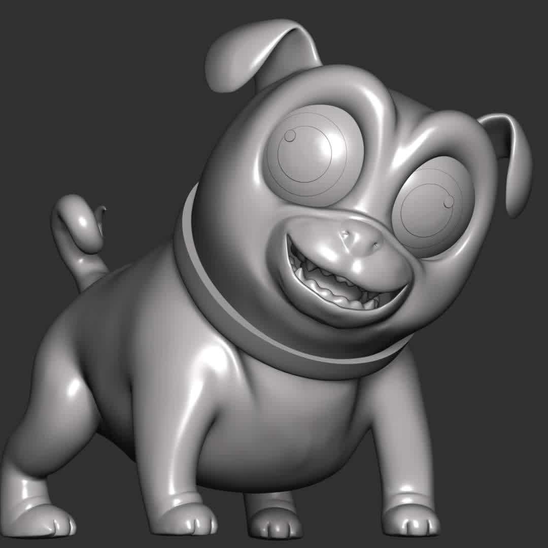 Rolly - puppy dog Pals - These information of model:

**- The height of current model is 20 cm and you can free to scale it.**

**- Format files: STL, OBJ to supporting 3D printing.**

Please don't hesitate to contact me if you have any issues question. - The best files for 3D printing in the world. Stl models divided into parts to facilitate 3D printing. All kinds of characters, decoration, cosplay, prosthetics, pieces. Quality in 3D printing. Affordable 3D models. Low cost. Collective purchases of 3D files.