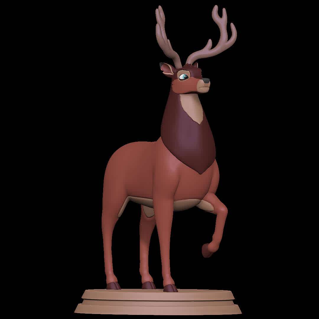 Ronno - Bambi - Character from Bambi
 - The best files for 3D printing in the world. Stl models divided into parts to facilitate 3D printing. All kinds of characters, decoration, cosplay, prosthetics, pieces. Quality in 3D printing. Affordable 3D models. Low cost. Collective purchases of 3D files.