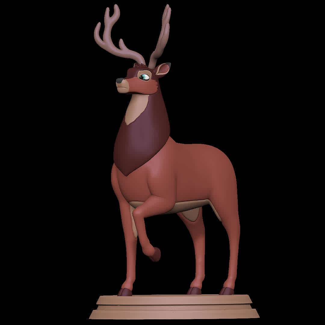 Ronno - Bambi - Character from Bambi
 - Los mejores archivos para impresión 3D del mundo. Modelos Stl divididos en partes para facilitar la impresión 3D. Todo tipo de personajes, decoración, cosplay, prótesis, piezas. Calidad en impresión 3D. Modelos 3D asequibles. Bajo costo. Compras colectivas de archivos 3D.