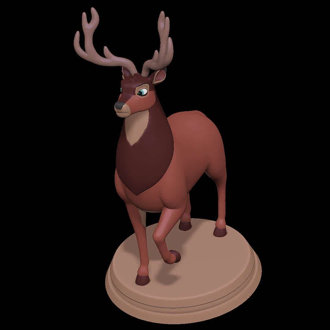 Ronno - Bambi - Character from Bambi
 - The best files for 3D printing in the world. Stl models divided into parts to facilitate 3D printing. All kinds of characters, decoration, cosplay, prosthetics, pieces. Quality in 3D printing. Affordable 3D models. Low cost. Collective purchases of 3D files.