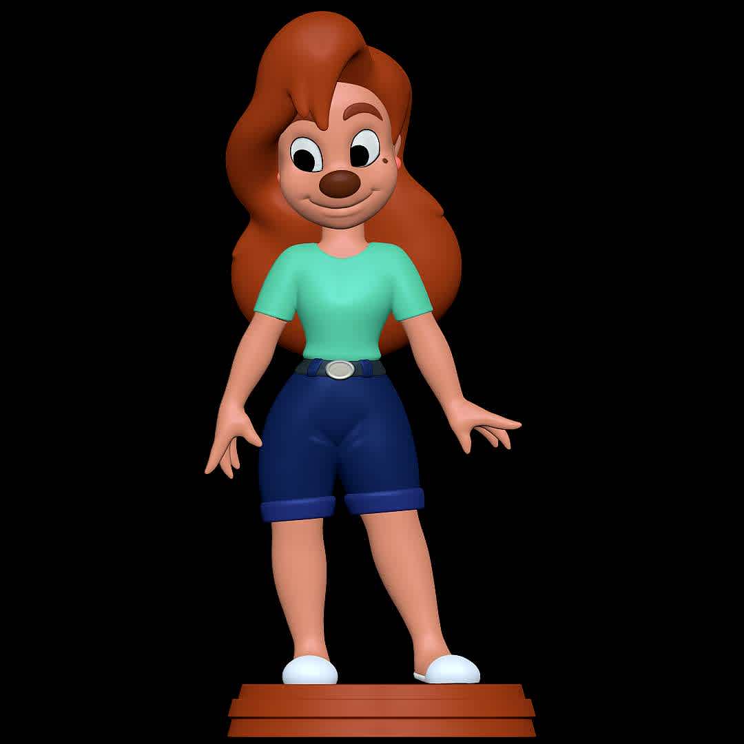 Roxxanne - A Goofy Movie - Character from A Goofy Movie
 - The best files for 3D printing in the world. Stl models divided into parts to facilitate 3D printing. All kinds of characters, decoration, cosplay, prosthetics, pieces. Quality in 3D printing. Affordable 3D models. Low cost. Collective purchases of 3D files.