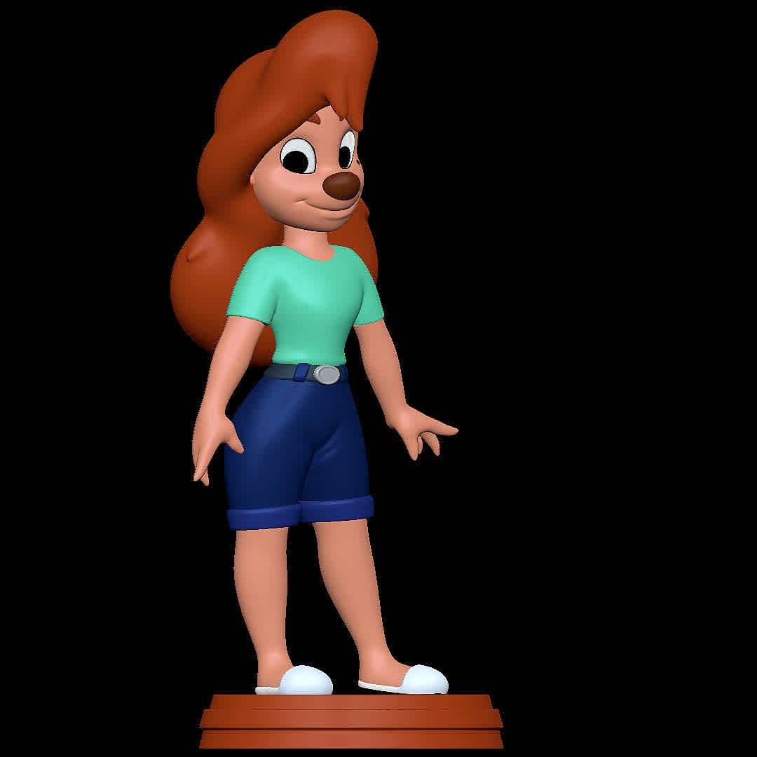 Roxxanne - A Goofy Movie - Character from A Goofy Movie
 - The best files for 3D printing in the world. Stl models divided into parts to facilitate 3D printing. All kinds of characters, decoration, cosplay, prosthetics, pieces. Quality in 3D printing. Affordable 3D models. Low cost. Collective purchases of 3D files.