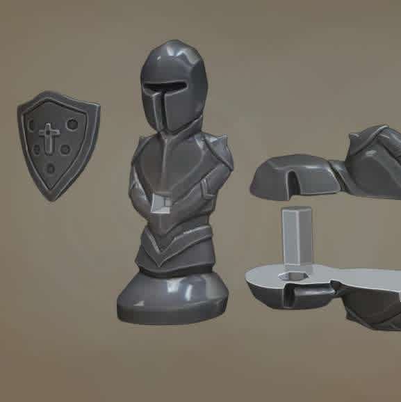 Chess Pieces - Exclusive chess pieces, to decorate and play this amazing game. - The best files for 3D printing in the world. Stl models divided into parts to facilitate 3D printing. All kinds of characters, decoration, cosplay, prosthetics, pieces. Quality in 3D printing. Affordable 3D models. Low cost. Collective purchases of 3D files.