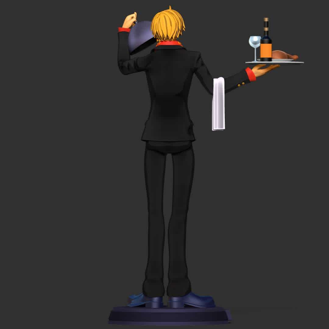 Sanji - One Piece Fanart - "Sanji, born as Vinsmoke Sanji and also known as Black Leg Sanji, is a fictional character in the One Piece franchise created by Eiichiro Oda."

Basic parameters:

- STL format for 3D printing with 07 discrete objects
- Model height: 30 cm
- Version 1.0 - Polygons: 1808883 & Vertices: 1120446

Model ready for 3D printing.

Please vote positively for me if you find this model useful. - Os melhores arquivos para impressão 3D do mundo. Modelos stl divididos em partes para facilitar a impressão 3D. Todos os tipos de personagens, decoração, cosplay, próteses, peças. Qualidade na impressão 3D. Modelos 3D com preço acessível. Baixo custo. Compras coletivas de arquivos 3D.