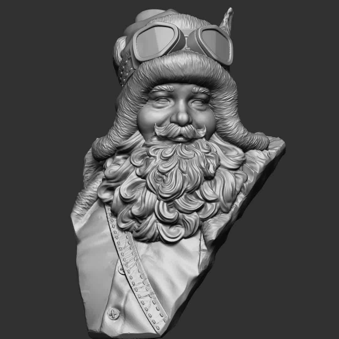 Santa Claus Bust - Modelo desenvolvido para pintura de busto, este modelo possui 30mm no tamanho da cabeça, sendo uma escala próxima de 1:6
Model developed for painting the bust, this model has 30mm in head size, with a scale close to 1: 6 - The best files for 3D printing in the world. Stl models divided into parts to facilitate 3D printing. All kinds of characters, decoration, cosplay, prosthetics, pieces. Quality in 3D printing. Affordable 3D models. Low cost. Collective purchases of 3D files.